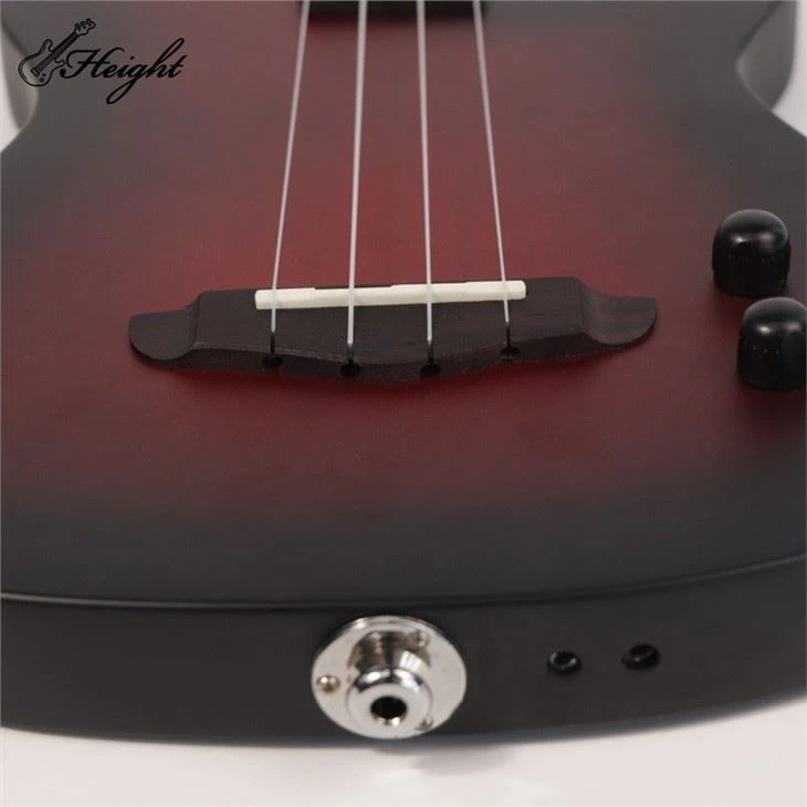 Red Burst Electric Ukulele