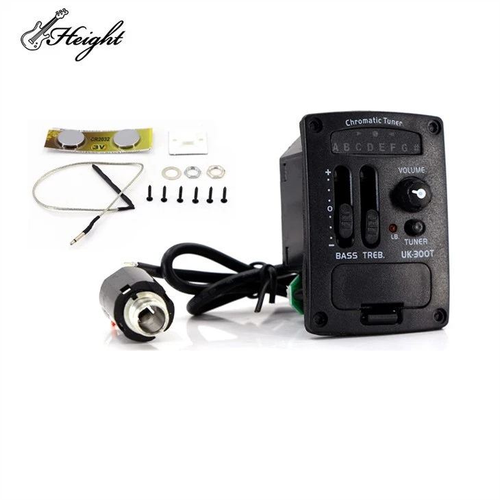 2Band EQ Pikap Ukulele EQ Ekvalayzerini sozlash