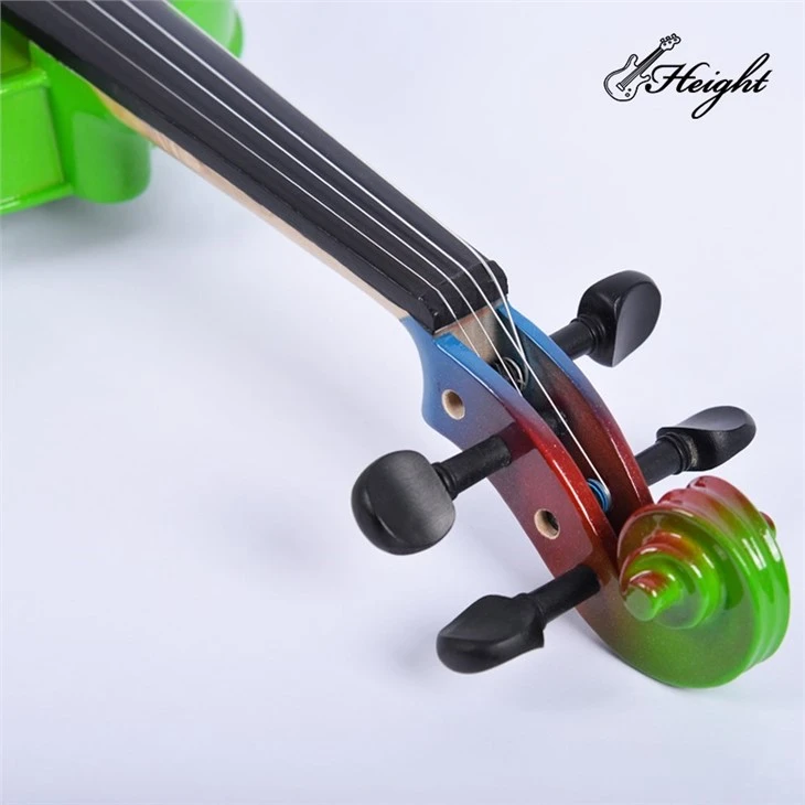 Mixed Color Violin With Maple Wool