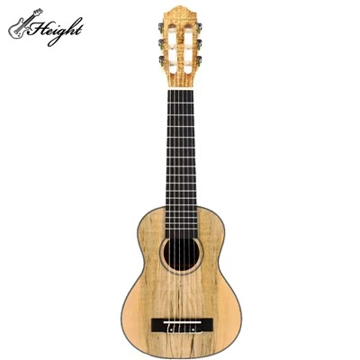 GL01-SM 28'' Guitalele spalted zarang yog'och ABS 5 qator